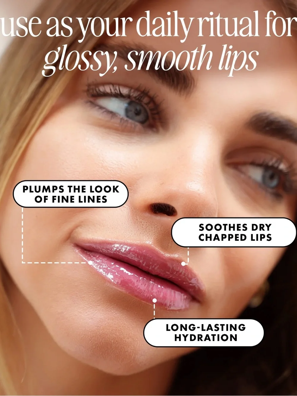 🍩 TRULY Glazed Doughnut Hydrating Lip Gloss | Hyaluronic acid + Shea Butter.NIB